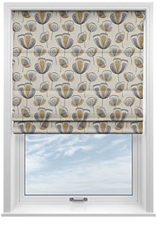 Helix, Gold - Twist&Fit Roman Blind